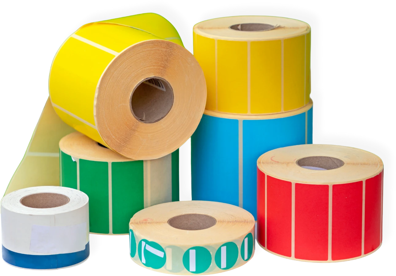 Etykiety samoprzylepne kolorowe (FLEXO)